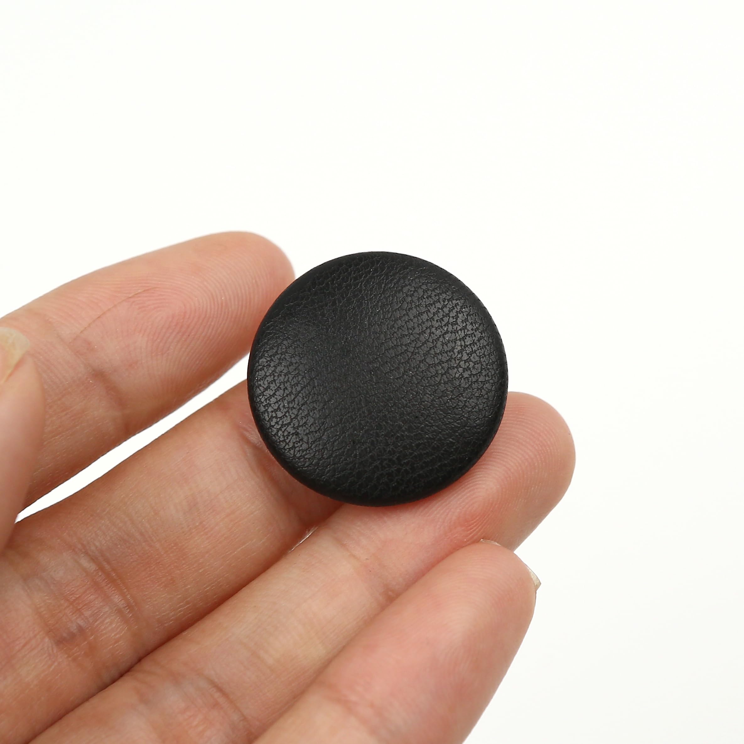Amazon.com: Marsrut (10PCS, 25mm) Faux Leather Covered Round